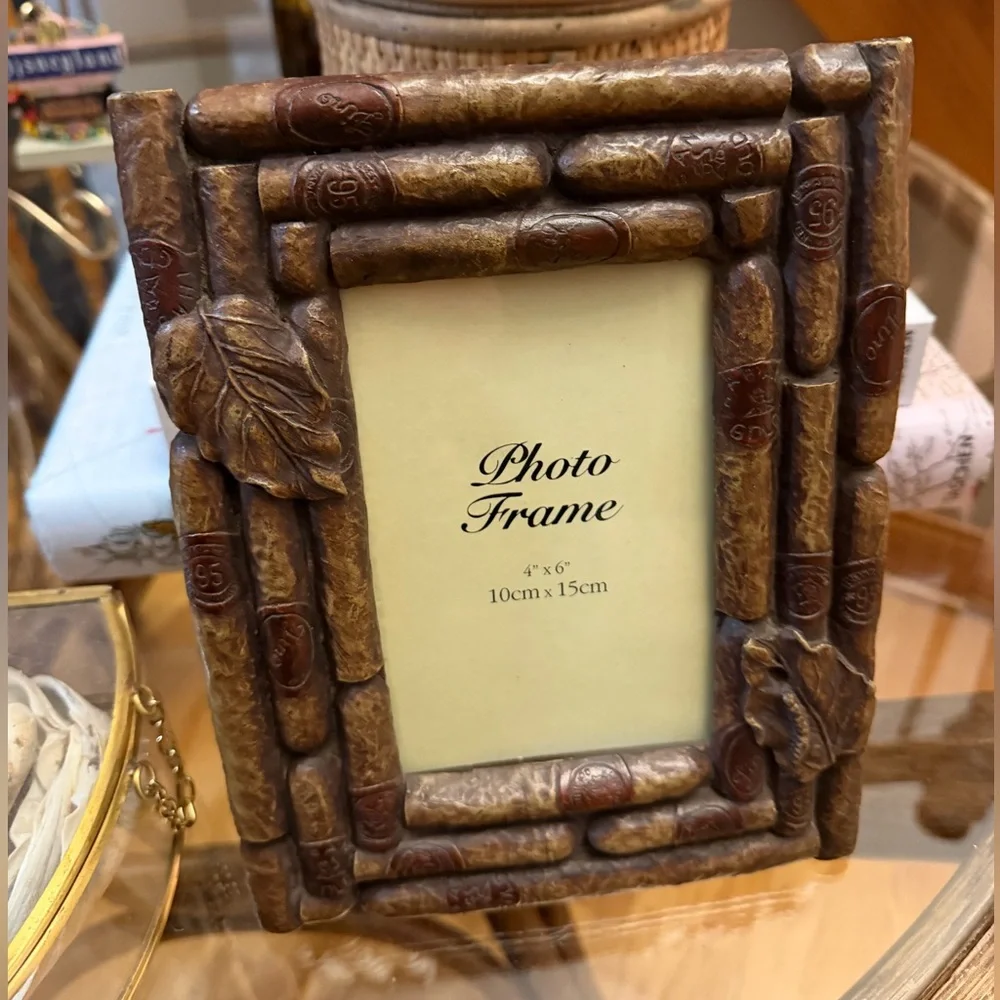 Heavy Vintage Cigar Picture Frame
